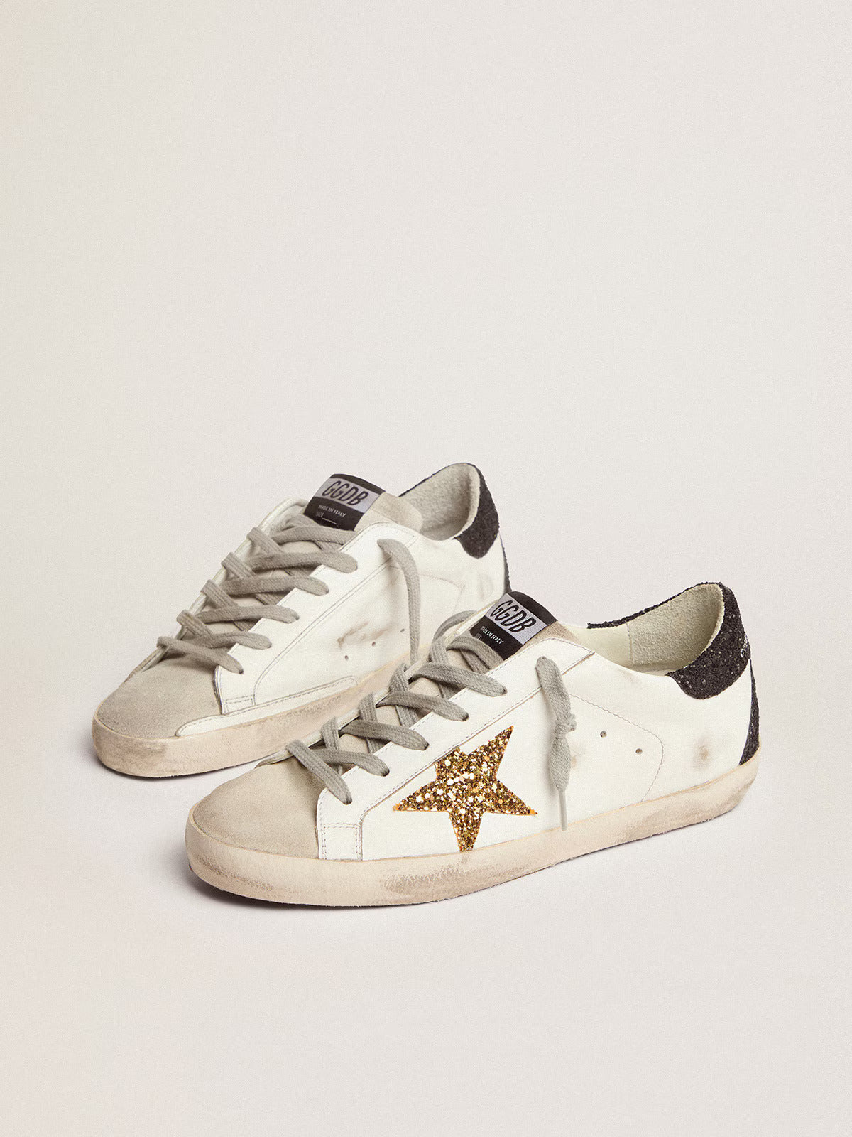 GGDB - Super-Star LTD avec étoile dorée et talon en paillettes noires