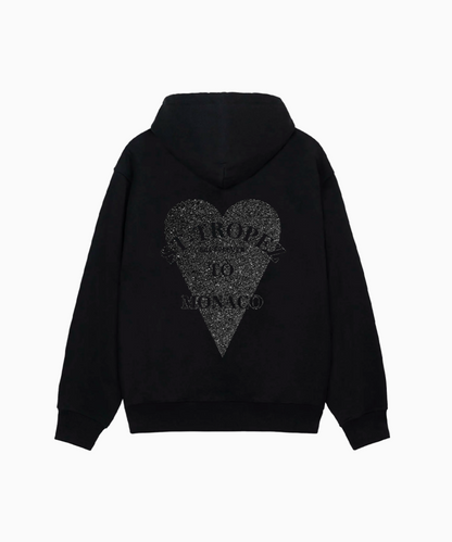 HOODIE GLITTER BLACK