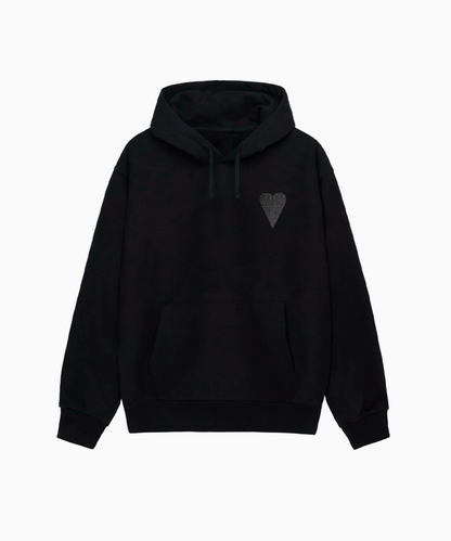 HOODIE GLITTER BLACK