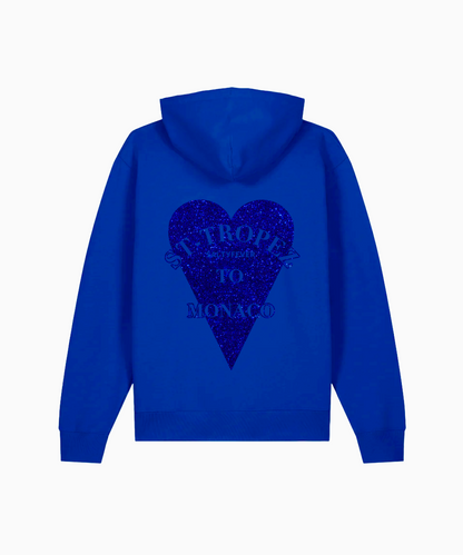HOODIE BLEU ROYAL GLITTER