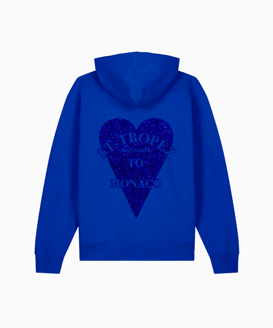 HOODIE BLEU ROYAL GLITTER